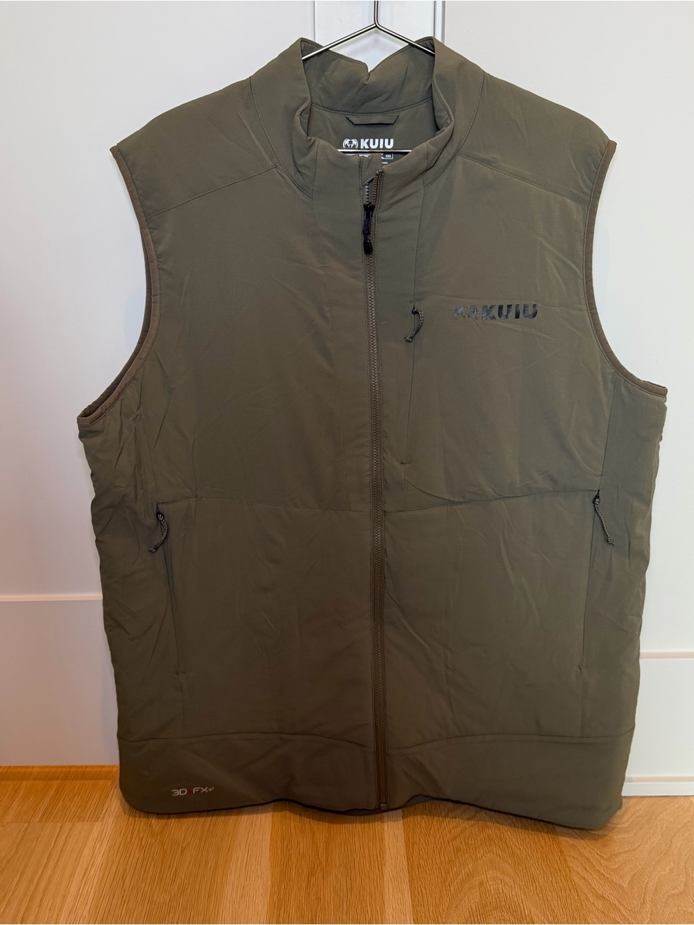 KUIU Kenai Olive Green Quilted Hunting Vest XXL